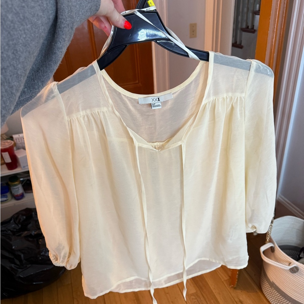 Sheer blouse